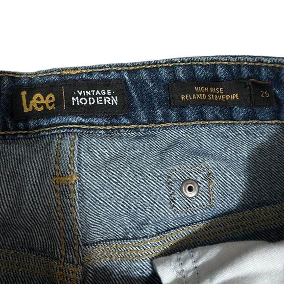 Lee Modern Vintage High Rise Relaxed Stovepipe Jean - Picture 10 of 10